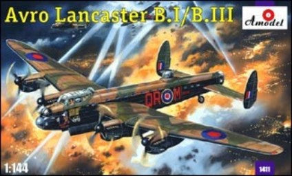Amodel 1411 1/144 Avro Lancaster BI/BIII RAF Bomber