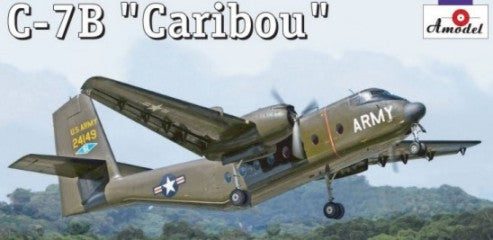 Amodel 1412 1/144 C7B Caribou US Cargo Aircraft