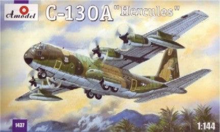 Amodel 1437 1/144 C130A Hercules USAF Tactical Transport Aircraft