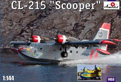 Amodel 1453 1/144 CL215 Scooper Firefighting Amphibious Aircraft