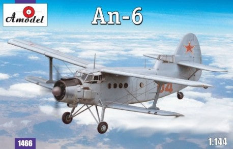 Amodel 1466 1/144 Antonov An6 Recon Aircraft