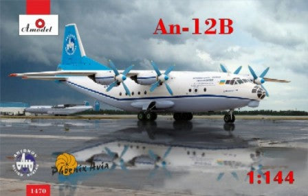 Amodel 1470 1/144 Antonov An12B Cargo Aircraft