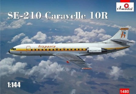 Amodel 1480 1/144 SE210 Caravelle 10R Hispania International Commercial Airliner