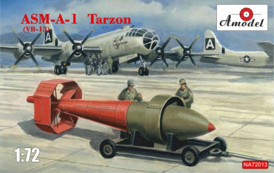 Amodel 72013 1/72 ASM A1 Tarzon (VB13) Guided Bomb w/Trailer