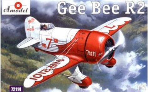 Amodel 72114 1/72 Gee Bee Super Sportster R2 Aircraft