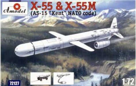 Amodel 72127 1/72 X55 & X55M (AS15 Kent Nato Code) Compact Strategic Cruise Missiles