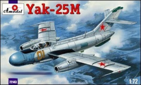 Amodel 72143 1/72 Yak25M Soviet 2-Seater Fighter
