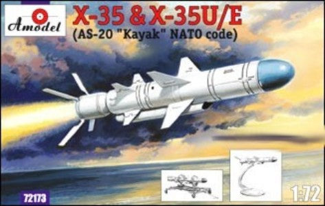 Amodel 72173 1/72 Kh35 & Kh35U/E (AS20 Kayak NATO Code) Soviet Guided Missile
