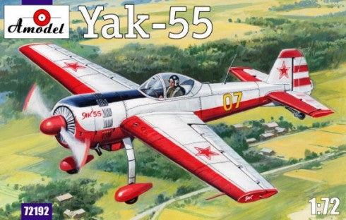 Amodel 72192 1/72 Yak55 Soviet Aerobatic Aircraft