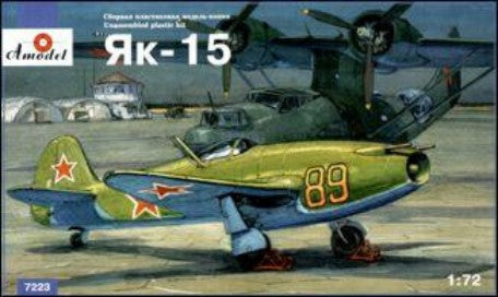 Amodel 7223 1/72 Yak15 Soviet Jet Fighter