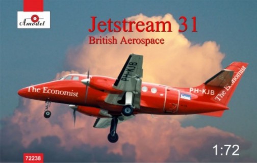 Amodel 72238 1/72 Jetstream 31 British Aerospace Aircraft