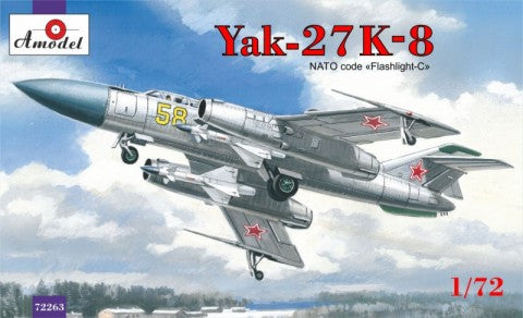 Amodel 72263 1/72 Yak27K8 NATO Codes flashlight-C Soviet Interceptor Aircraft