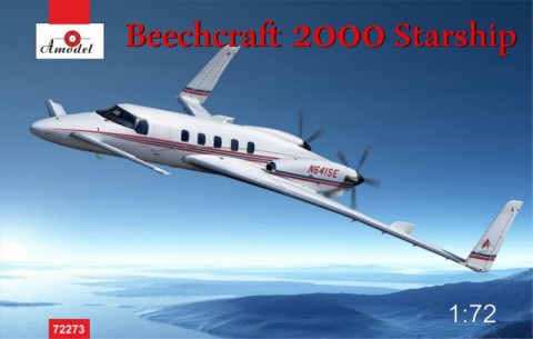 Amodel 72273 1/72 Beechcraft 2000 Starship N641SE Twin-Engine Business Aircraft