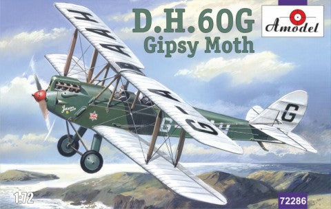 Amodel 72286 1/72 DH60G Gipsy Moth 2-Seater Biplane