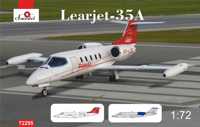 Amodel 72295 1/72 Learjet 35A Business Jet