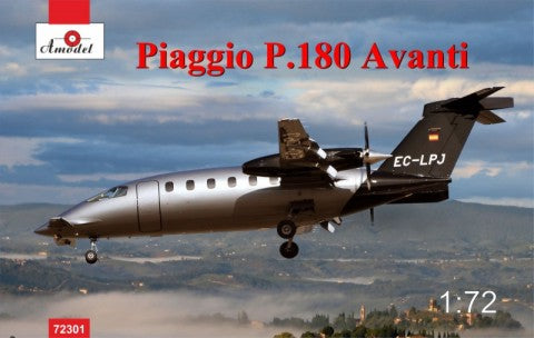 Amodel 72301 1/72 Piaggio P180 Avanti Twin-Turboprop Transport Aircraft