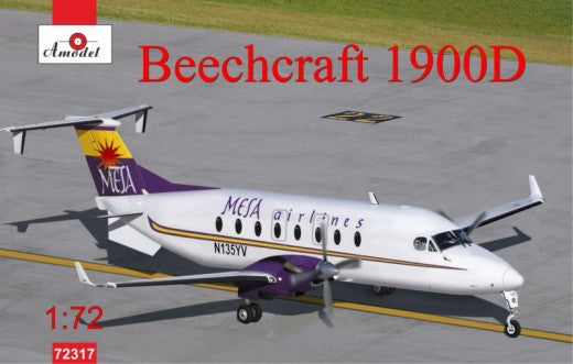 Amodel 72317 1/72 Beechcraft 1900D Mesa Airlines Aircraft