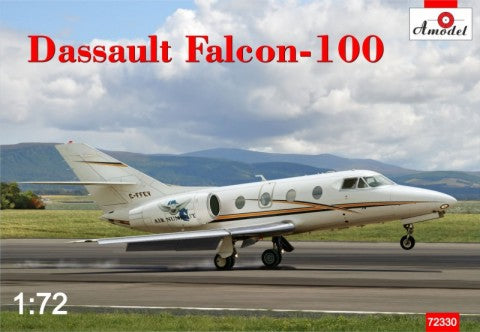Amodel 72330 1/72 Dassault Falcon 100 Corporate Jet Aircraft