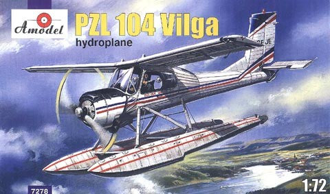 Amodel 7278 1/72 PZL104 Wilga 35H Hydroplane w/Floats (Ltd Edition)