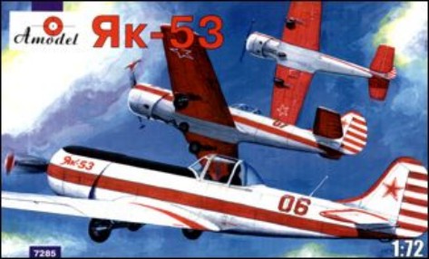 Amodel 7285 1/72 Yak53 Soviet Fighter