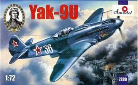 Amodel 7289 1/72 Yak9U Soviet Fighter