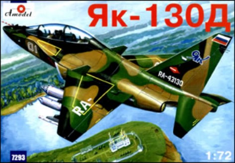 Amodel 7293 1/72 Yak130D Soviet Trainer Aircraft