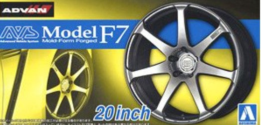 Aoshima 55168 1/24 AVS Model F7 20” Tire & Wheel Set (4)