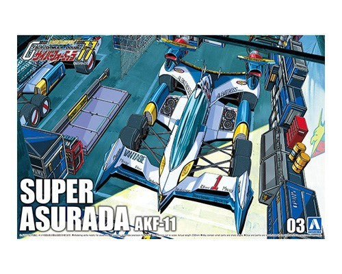 Aoshima 59050 1/24 Future GPX Cyber Formula Super Asurada AKF11 Race Car