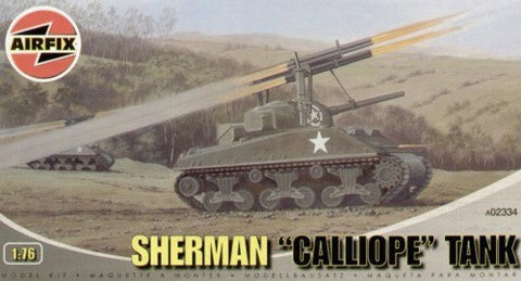 Airfix 2334 1/76 M4 Sherman Tank w/Calliope Rocket Launcher