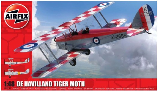 Airfix 4104 1/48 DeHavilland Tiger Moth BiPlane