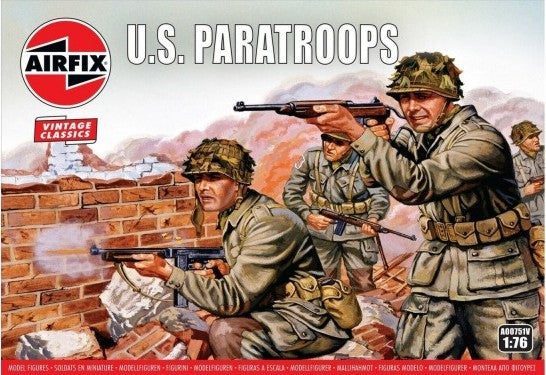 Airfix 751 1/76 WWII US Paratroops Figure Set (48)