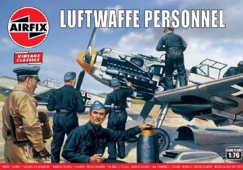 Airfix 755 1/76 WWII Luftwaffe Personnel Figure Set (48)