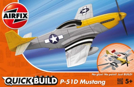 Airfix J6016 Quick Build Mustang P51D Aircraft (Snap)