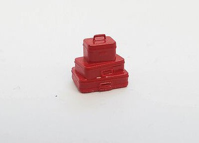 All Scale Miniatures 1600931 N Scale Suitcases - Stack Of 3 -- pkg(5)