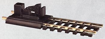 Atlas Model Railroad 843 HO Scale Bumper -- Code 100 Nickel-Silver Rail, Black Ties
