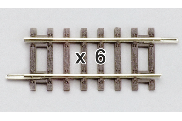 Piko 55203 HO Scale Straight Track 115mm (Box of 6)