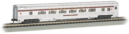 Bachmann 14756 N Scale 85' Fluted-Side Coach with Interior Lighting - Ready to Run -- Pennsylvania Railroad 1572