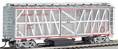 Bachmann 16316 HO Scale Track Cleaning 40' Boxcar w/Removable Dry Pad - Ready to Run -- Union Pacific (Damage Control Scheme; white, red)