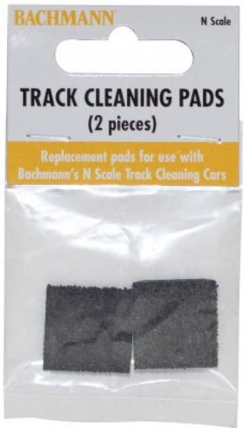 Bachmann 16999 N Track Cleaning Replacement Pads (2/Pk)