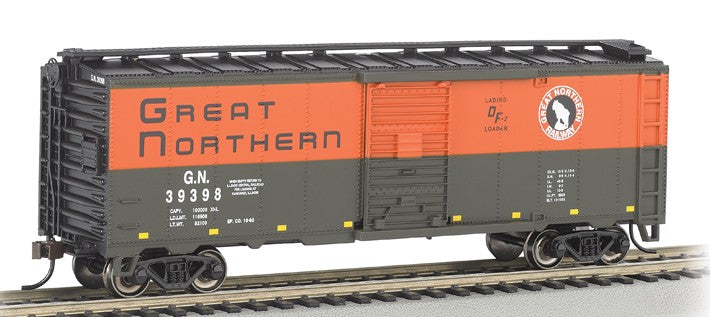 Bachmann 17059 N AAR 40' Steel Boxcar Great Northern