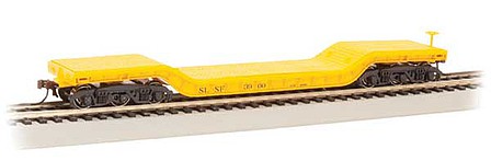 Bachmann 18343 HO Scale 52' Depressed-Center Flatcar - Ready to Run - Silver Series(R) -- St. Louis-San Francisco #3900
