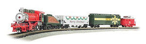 Bachmann 24027 N Scale Merry Christmas Express -- USRA 0-6-0, 3 Cars, E-Z Track(R) Circle, Power Pack and Instructions