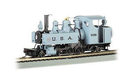 Bachmann 29502 On30 Scale Baldwin Class 10 Trench Engine 2-6-2T - WowSound(R) and DCC - Spectrum -- U.S.A. #5091 (gray, black)