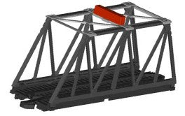 Bachmann 44473 HO E-Z Track Truss Bridge Kit w/Blinking Light