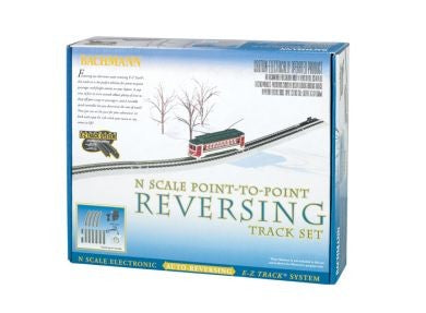 Bachmann 44847 N Point-to-Point Auto-Reversing Nickel Silver E-Z Track Set