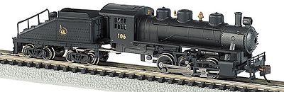 Bachmann 50565 N Scale USRA 0-6-0 Switcher w/Slope-Back Tender - Standard DC -- Central Railroad of New Jersey #106