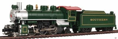 Bachmann 51504 HO Scale Baldwin 2-6-2 Prairie with Smoke - Standard DC -- Southern Railway (green)