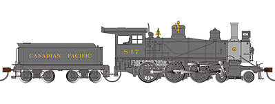 Bachmann 52203 HO Scale Baldwin 4-6-0 - Standard DC -- Canadian Pacific #847 (black, graphite)