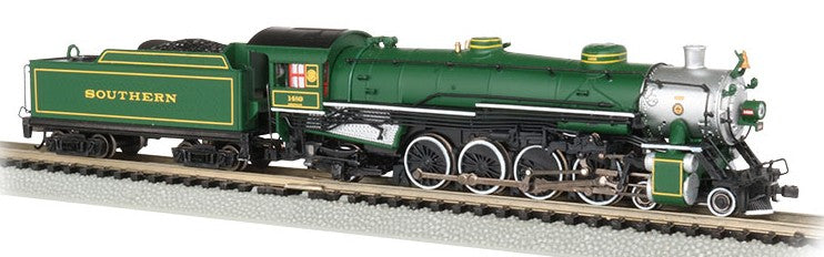Bachmann 53451 N USRA 4-8-2 Light Mountain Steam Locomotive DCC Sound Southern #1489 (Green)