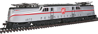 Bachmann 65254 N Scale GG1 Electric - Standard DC -- Pennsylvania Railroad #4866 (Congressional, silver, red, black)
